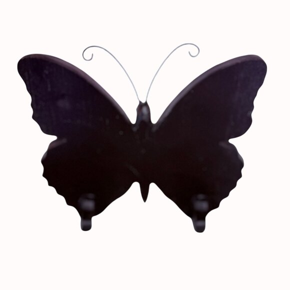 Blue Mosaic Butterfly Decor Freestanding Sculpture Indoor Outdoor Home Patio - Picture 2 of 12